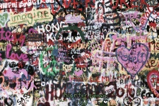 Graffiti fal háttér