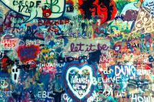 Graffiti tle ściany