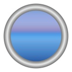 Grey circle frame
