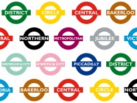 Londoner U-Bahn Zeichen Wallpaper