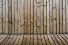 Vecchia stanza, parete di legno