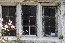Vecchia finestra Distressed