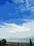 Poster Of Blue Sky And Cloud