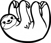 Sloth Teckning