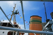Stack And Crow's Nest On Old Tug