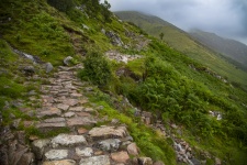 Steep Stony Path Onto Ben Nevis