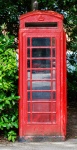 Cabina de teléfono roja