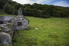 Typical welsh stone house