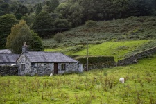 Typical welsh stone house