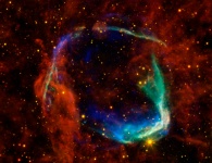 Blick auf eine Supernova