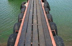 Wooden Jetty Over Water
