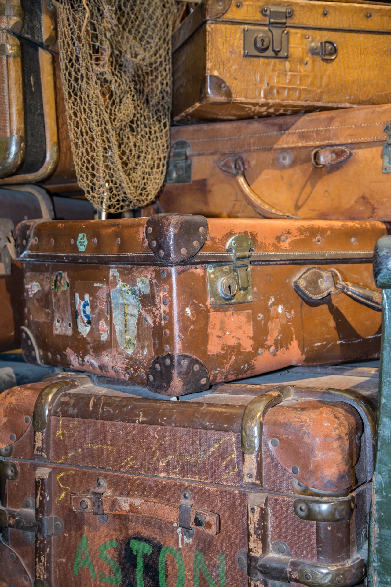 Old Luggages Free Stock Photo - Public Domain Pictures