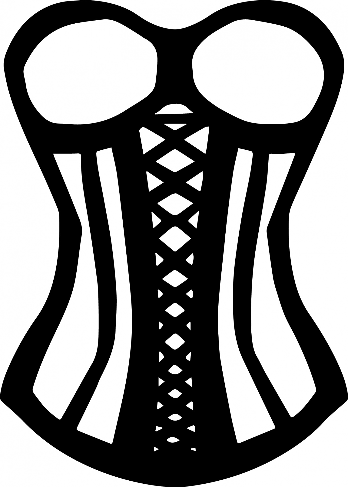 How To Draw A Simple Corset