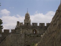 Antigas muralhas de Jerusalém