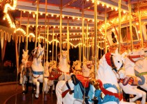 Nuit cheval de carrousel
