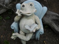 Ogród ceramiczne Frog