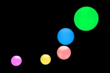 Boules colorées