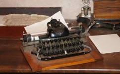 Machine à écrire tôt