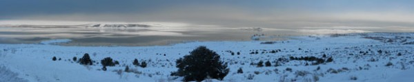 Oostelijke Sierra Winter - Mono Lake