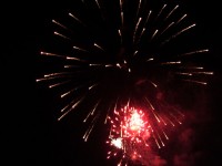 Exploding focuri de artificii