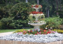 Květinová fontána