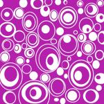 Geométrica círculos de color púrpura