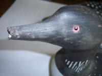 Hand carved Wood Duck decoy
