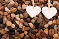 Hearts and pebbles