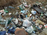 Illegale dump schade aan het milieu