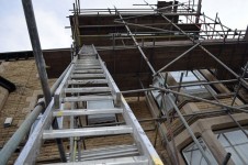 Ladder On A Scaffold
