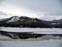 Easton lago no inverno