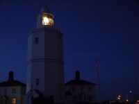 Lighthouse avond uitzicht