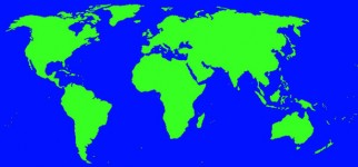 Kaart van de wereld