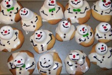 Melting Snowman Cookie