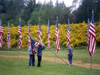 Memorial Day vlaggen