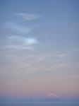 Перламутровые облака над горе Discovery