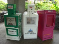 Machines distributrices de journaux