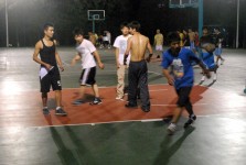 Nacht Basketball