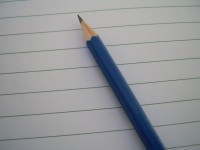 Creion şi hârtie
