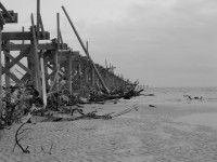 Pier después del huracán Katrina