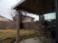 Lluvia en la ventana 1