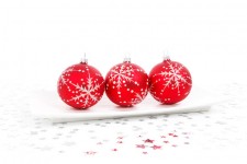 Red bauble decoration