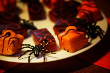 Strašidelné Halloween potravin