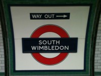 South Wimbledon Underground Sign