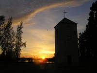 Sonnenaufgang Kirche