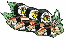 Sushi (Sushi Roll,Conger eel)