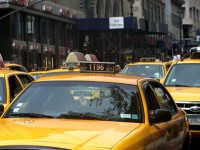 Taxi på 5th Avenue