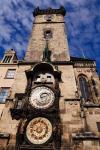 The clock tower in Prague