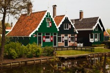 Traditionella holländska hus