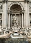 Fontana di Trevi Neptunus skulptur